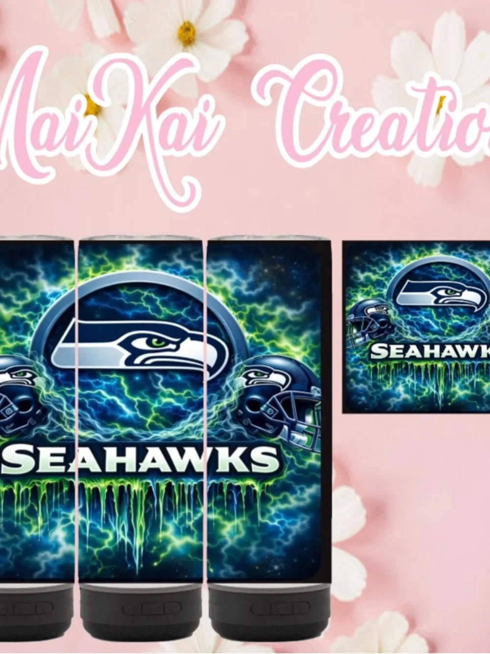Seattle Seahawks custom speaker tumbler
